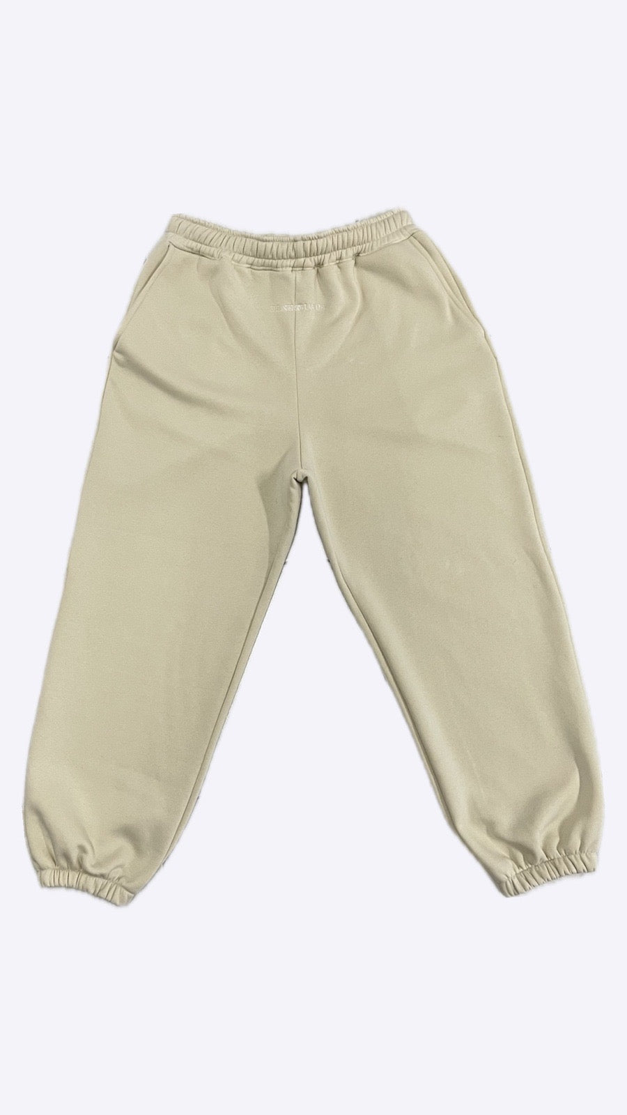 Beige sweatpants