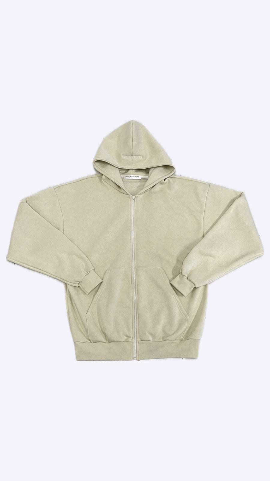 Beige Jacket Hoodie