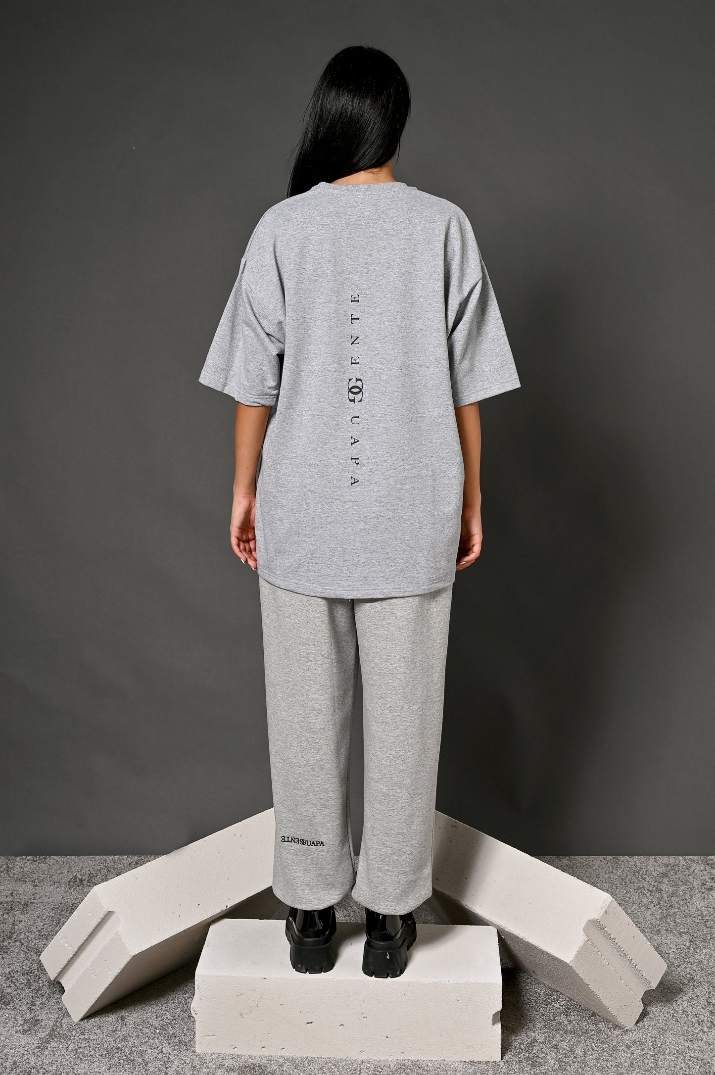 Grey T-Shirt (Back Logo)