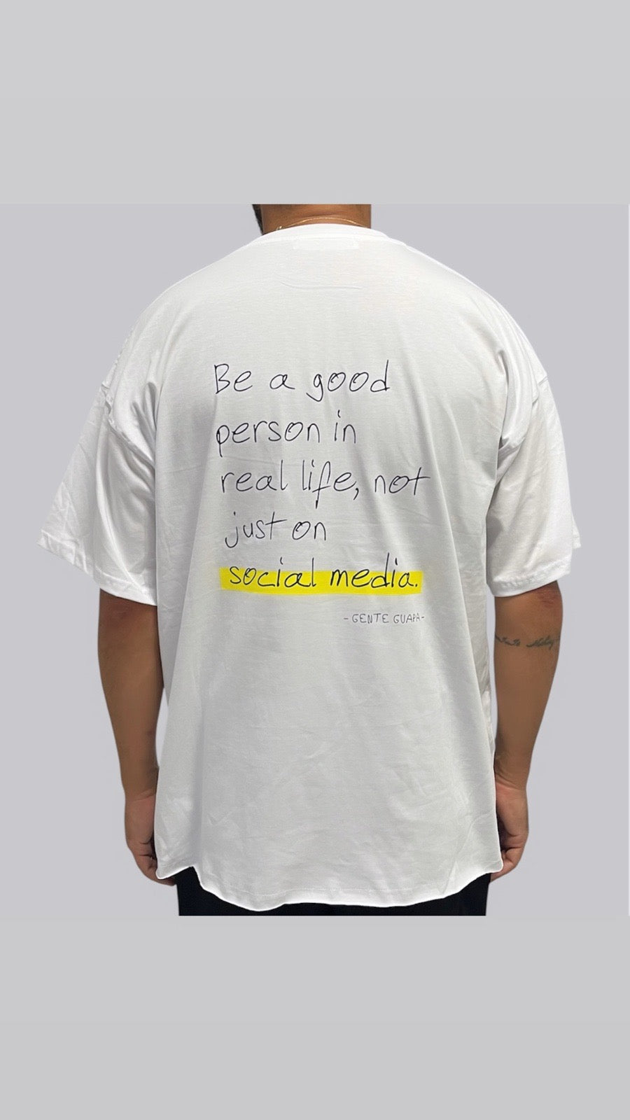 White t-shirt (social media)