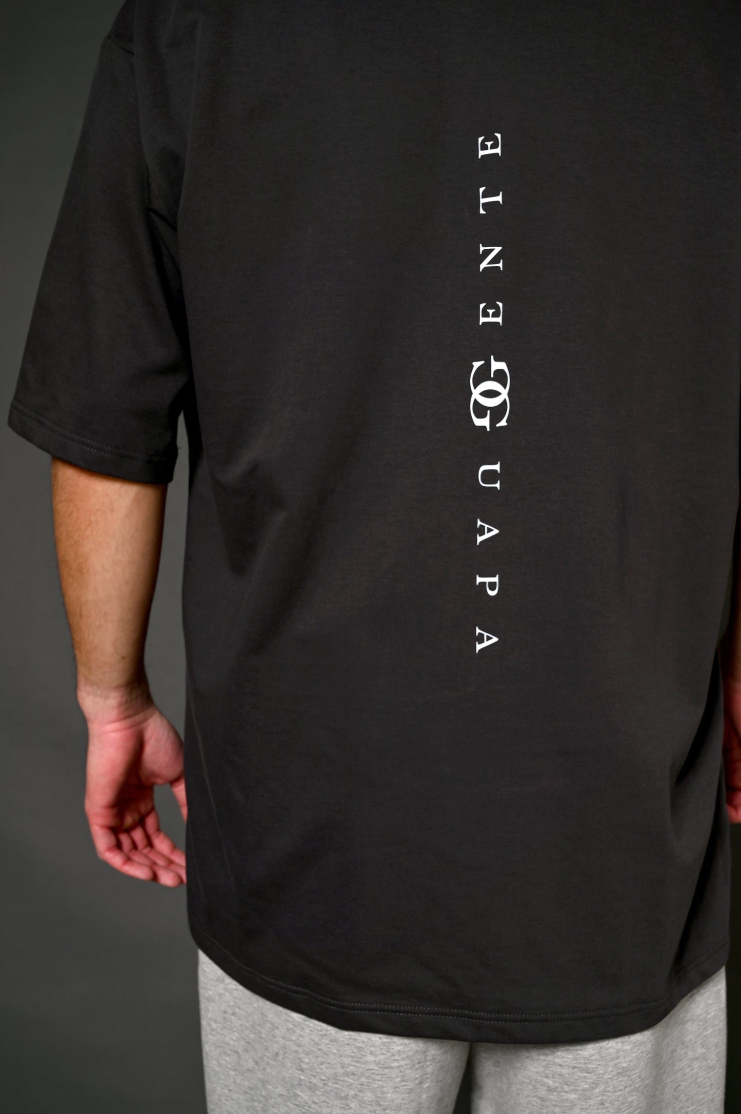 Dark Grey T-Shirt (Back Logo)