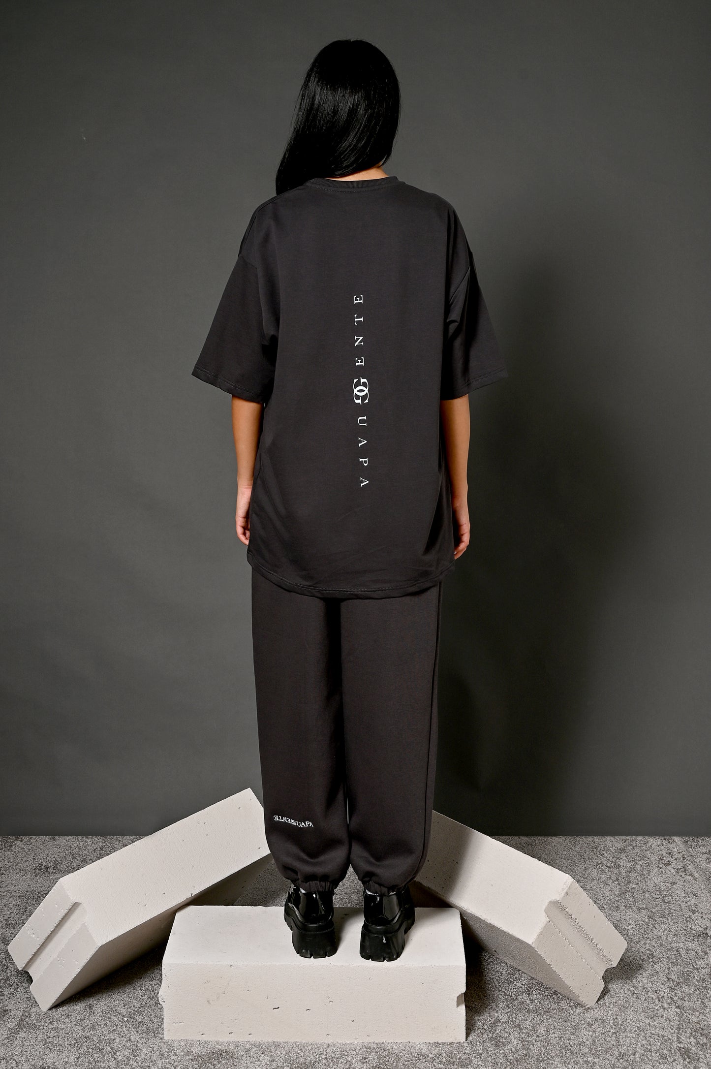 Dark Grey T-Shirt (Back Logo)