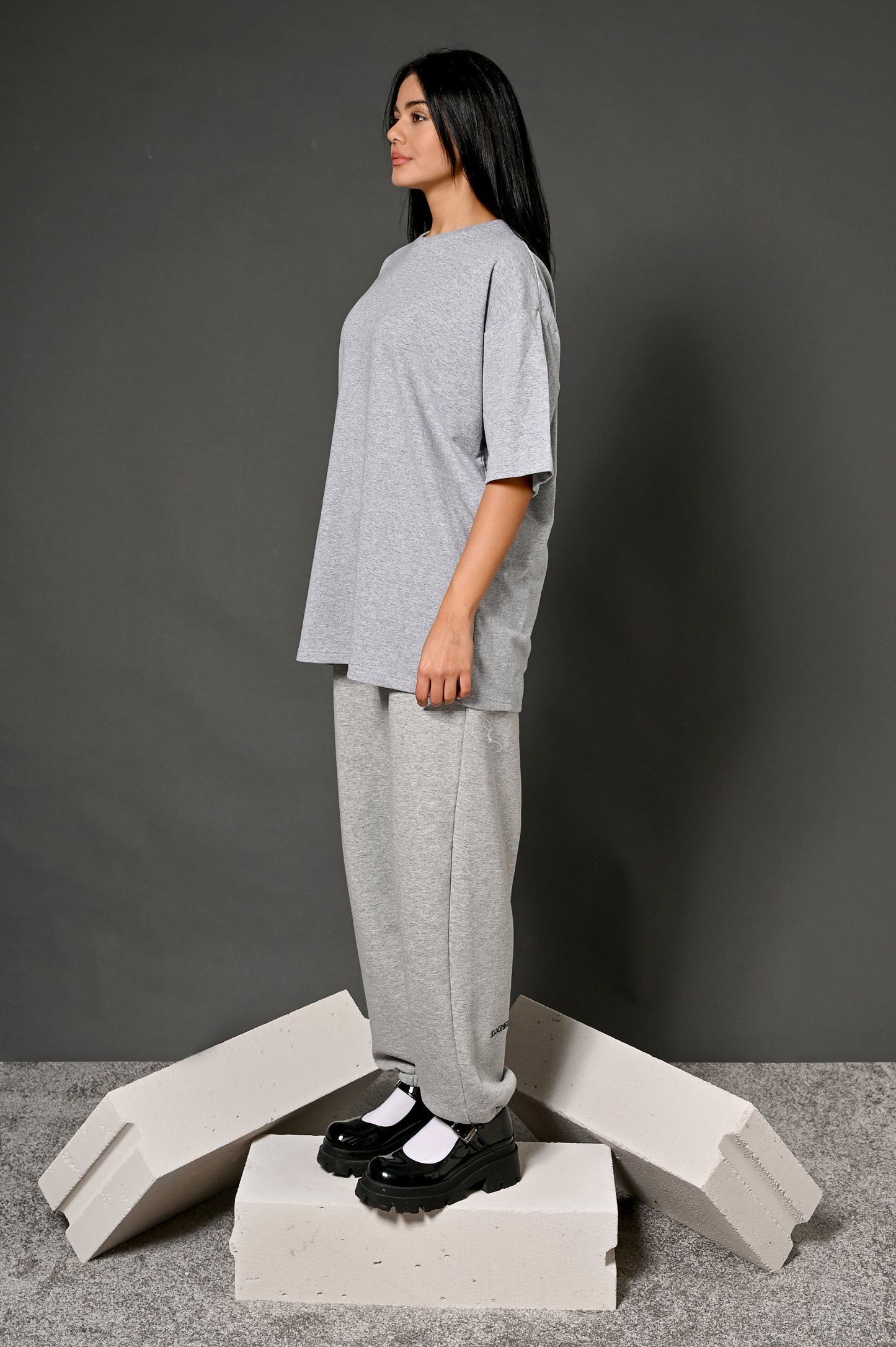 Grey T-Shirt (Back Logo)