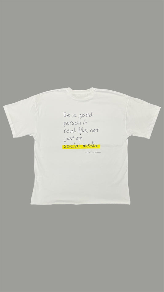 White t-shirt (social media)
